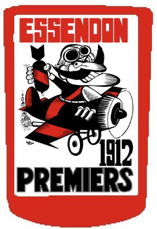 1912 Essendon Prem Stubby Holder FREE POST